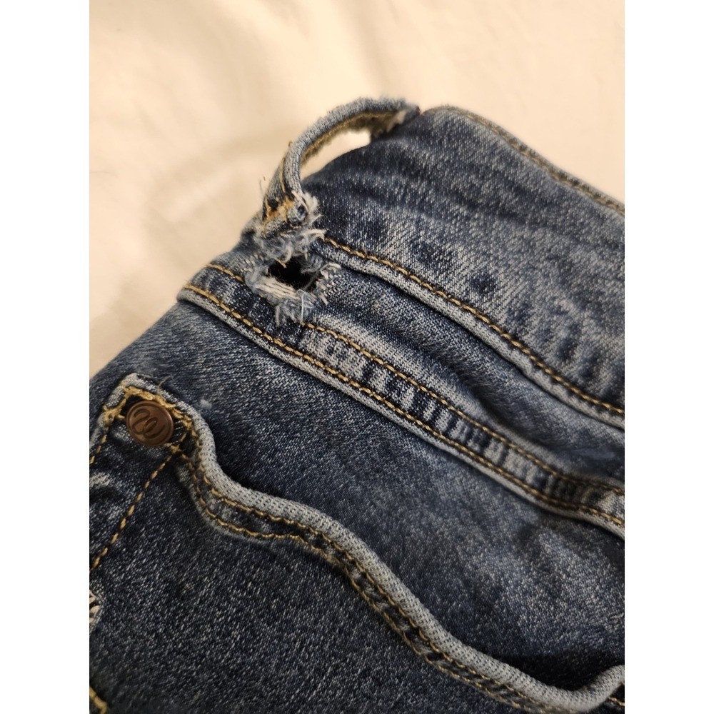 Wrangler Boot Cut Jeans Womens 11x30 Blue Denim Mid Rise Stretch - Picture 7 of 13